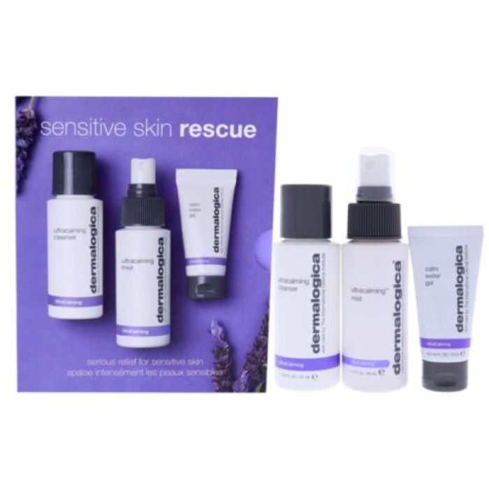 Dermalogica Sensitive Skin Rescue Kit – UltraCalming Cleanser 50ml & UltraCalming Mist 50ml & Calm Water Gel 15ml - Image 2